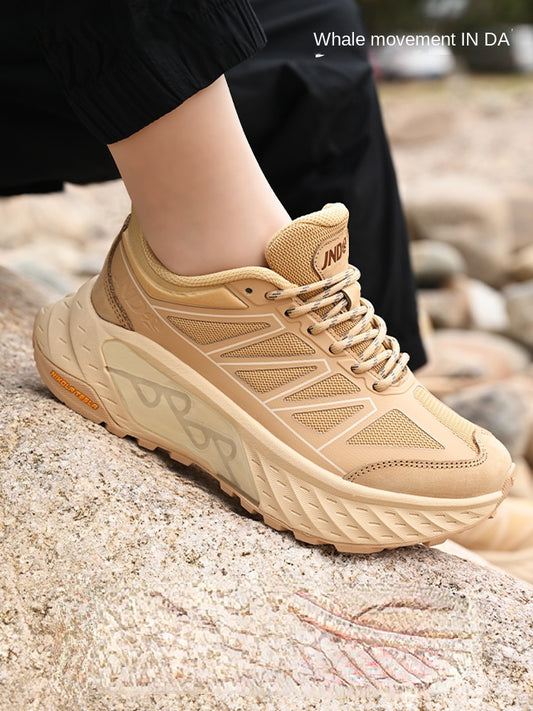 Whale breathing shoes outdoor cross-country shoes Tesla valve jet tooling shoes men's shoes women's shoes waterproof non-slip sneakers.