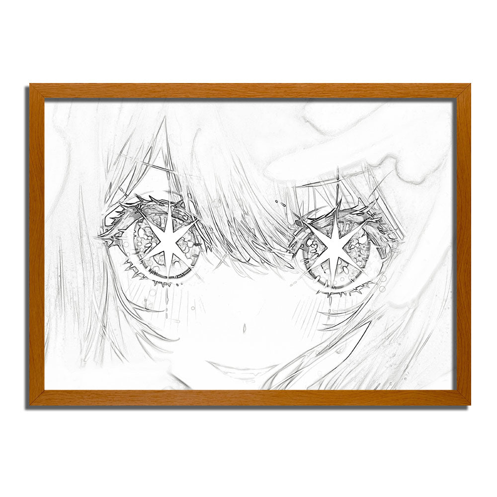 Oshi no Ko LED Light Painting: Enigmatic Eyes Unveiled