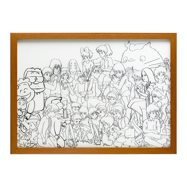 Hayao Miyazaki Anime Character Collection Light Painting Artwork Night Light