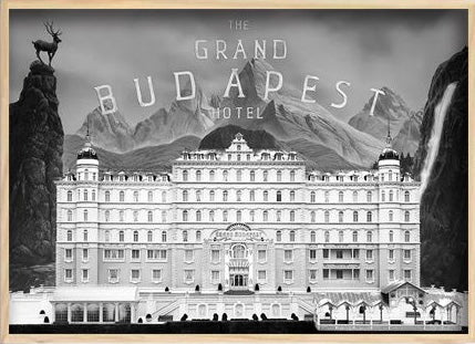 Grand Budapest Hotel Light Painting Artwork Night Light