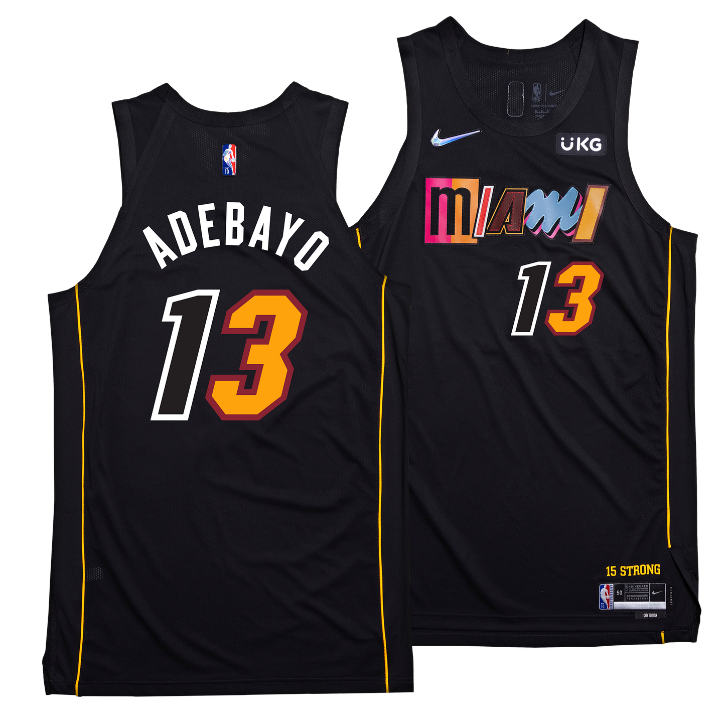 Bam Adebayo Nike Miami HEAT Mashup Youth Swingman Jersey - Player's Choice