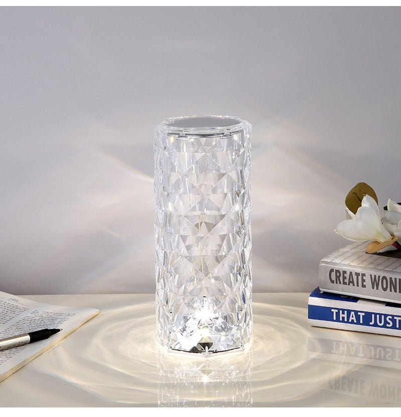 LED Crystal Rose Table Lamp Atmosphere Lamp Night Light