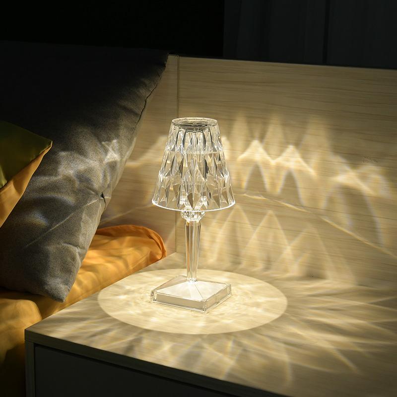 Crystal Diamond Table Lamp