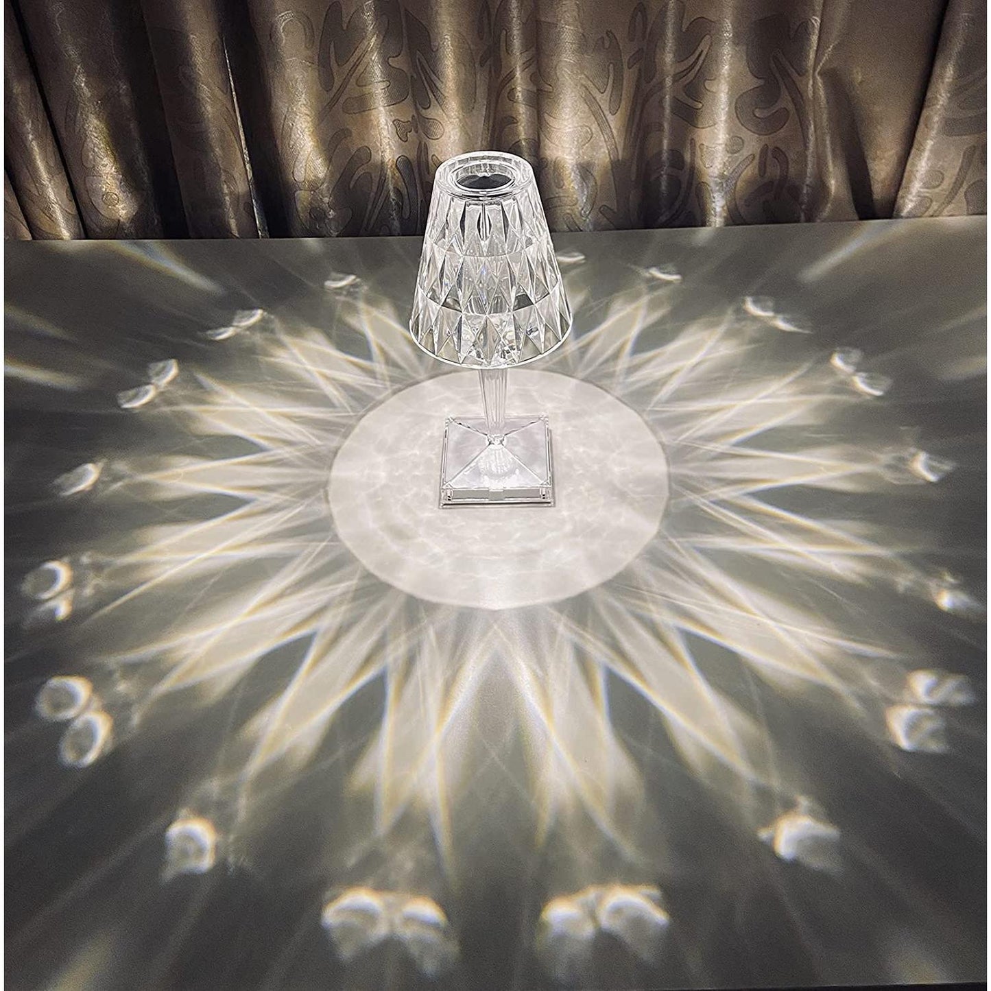 Crystal Diamond Table Lamp