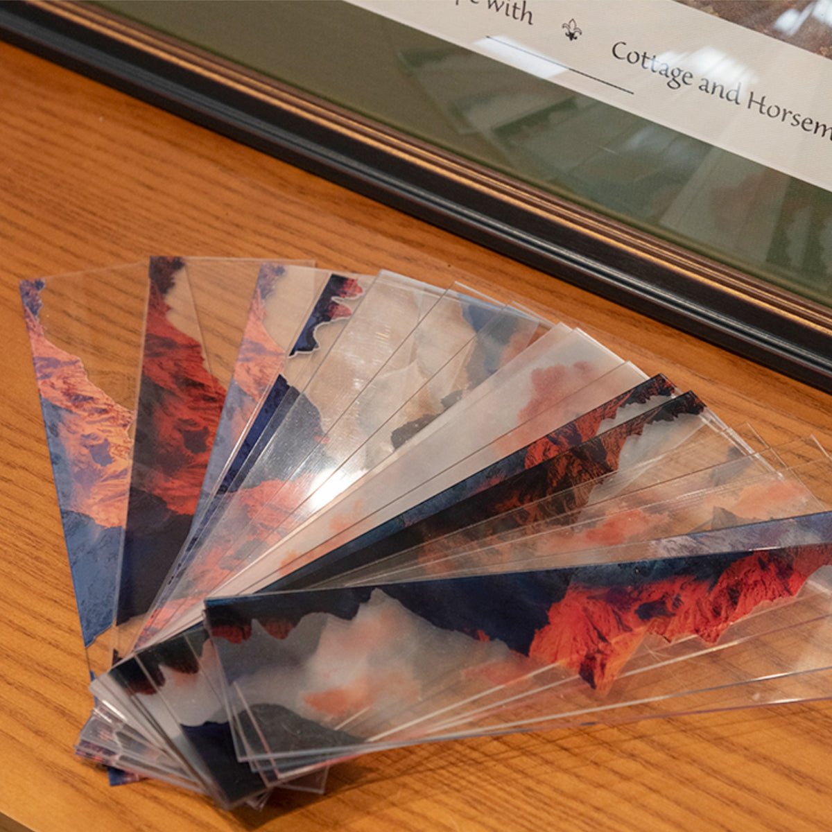 Sunlit Golden Mountain Table Lamp Night Light