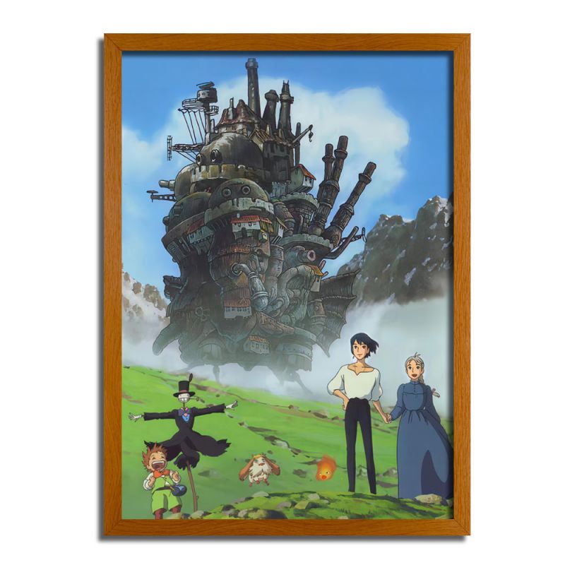 Howl's Moving Castle LED Light Painting: Enchantment in Illumination