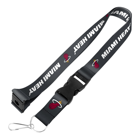 Miami HEAT Charcoal Lanyard